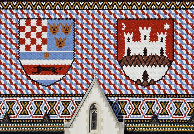 Roof of St. Marks Church, Zagreb